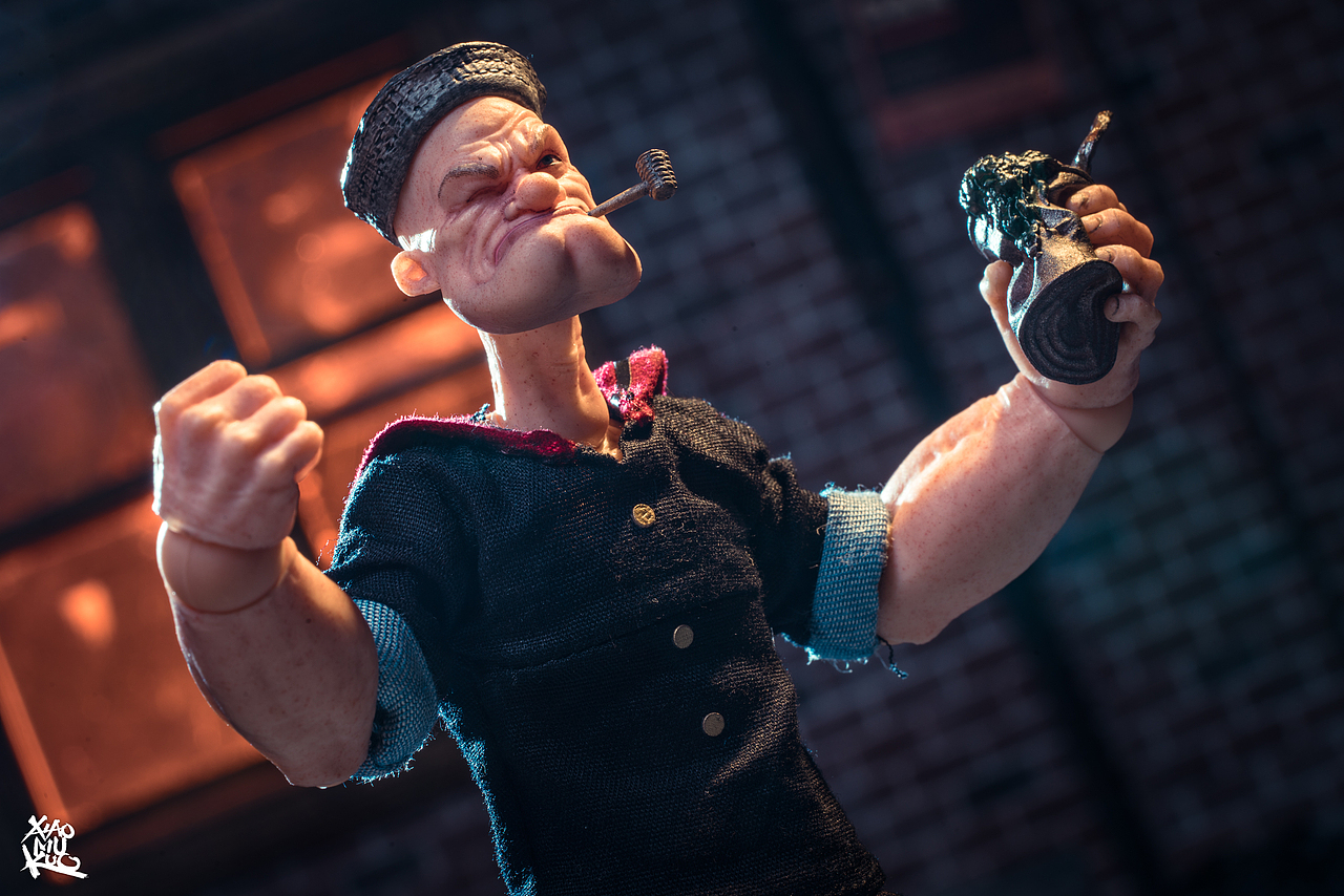 童年回忆，mezco 大力水手玩具摄影（图ZMTM4MDM4MzEy） - 风光摄影 - 站酷设计师玩具人小木原创素材 - 站酷ZCOOL