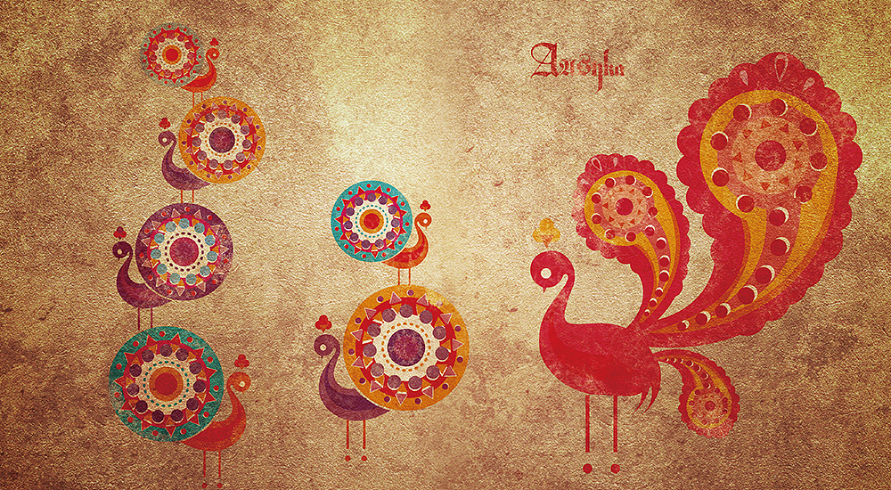 Aushka 孔雀王（图ZMTEwMTAzNzI=） - 图案 - 站酷设计师steven_hu原创素材 - 站酷ZCOOL