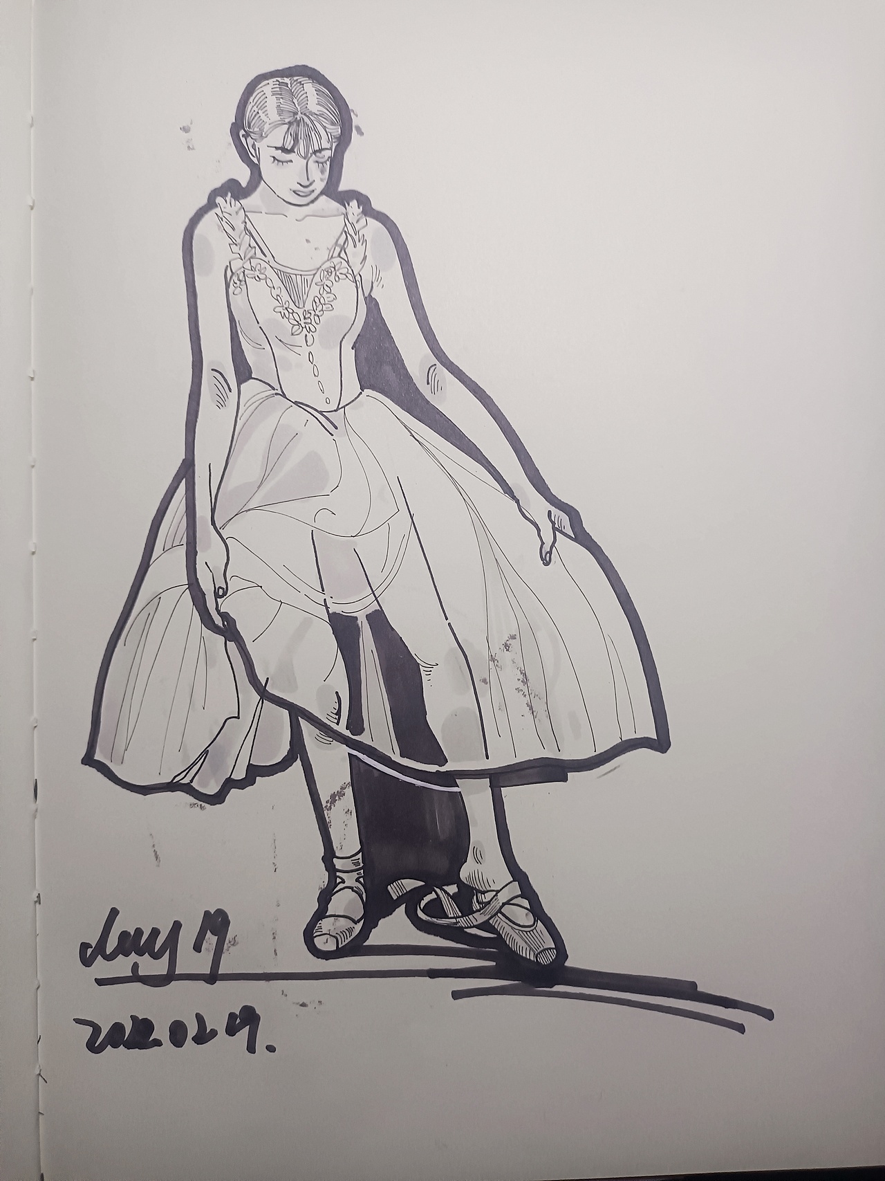 #速写60天挑战赛#