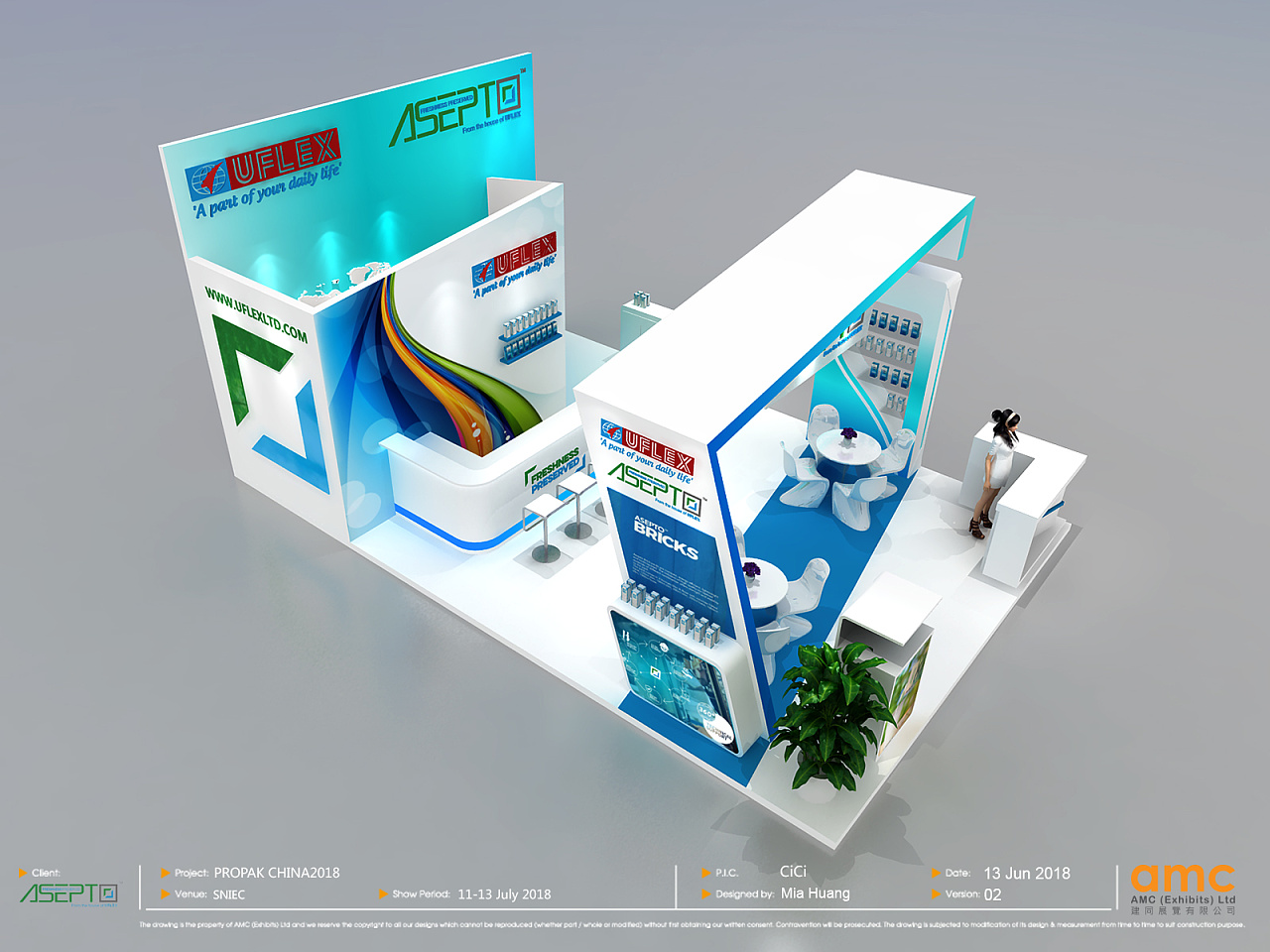 展位设计方案|空间|展示设计 |malloww - 原创作品 - 站酷 (zcool)