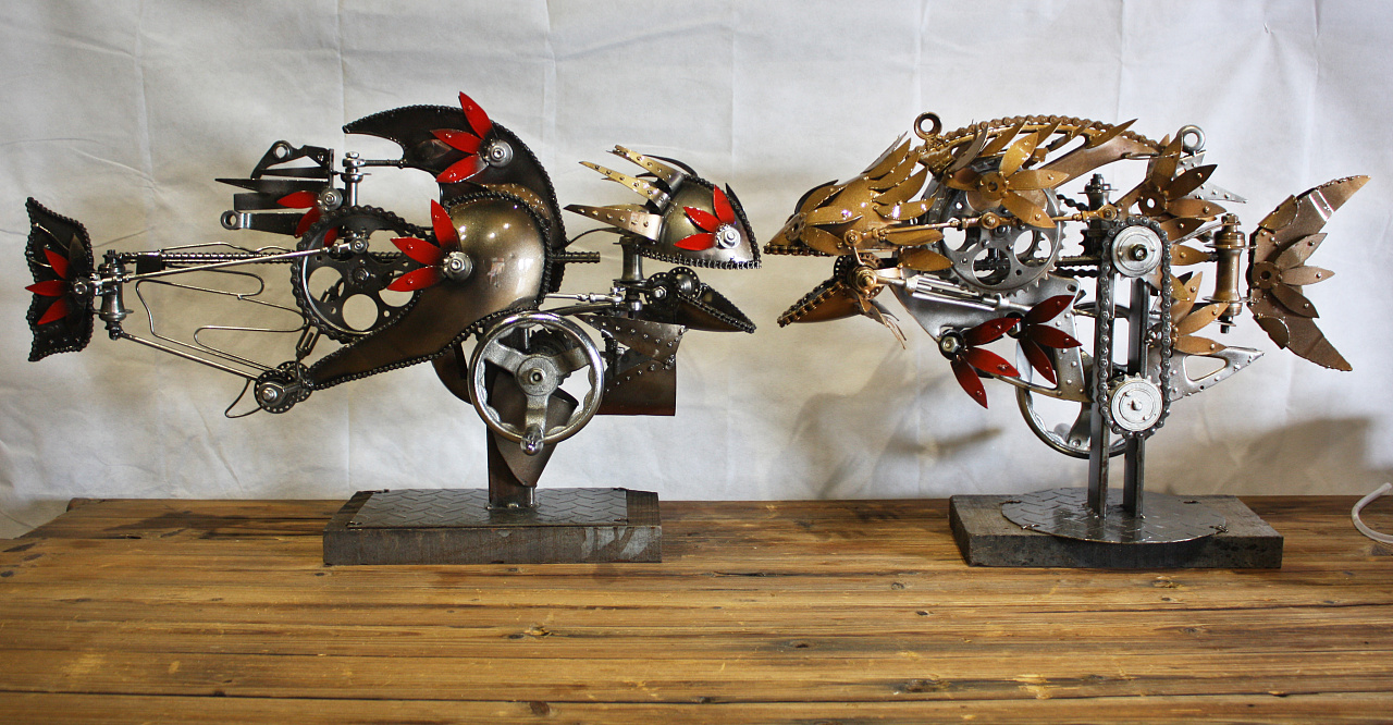 【金属诱惑】会飞的鱼|手工艺|工艺品设计|金属诱惑me - 原创作品