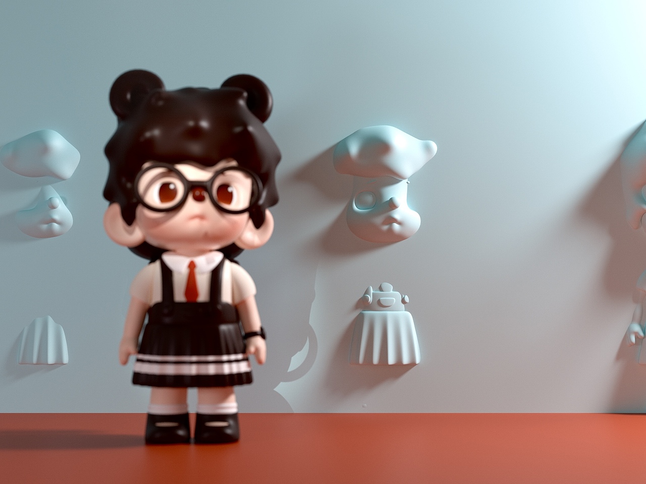 最近设计了一位短发小妹妹STARY