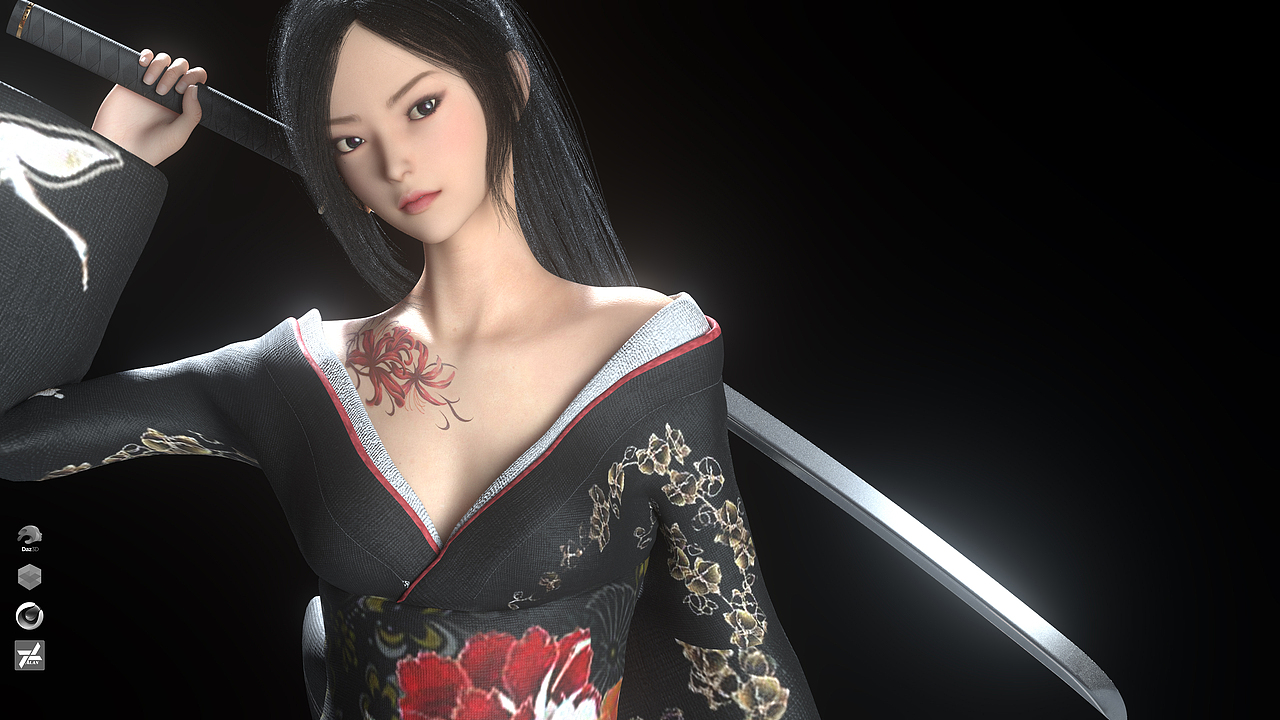 C4D Redshift 角色渲染合集01