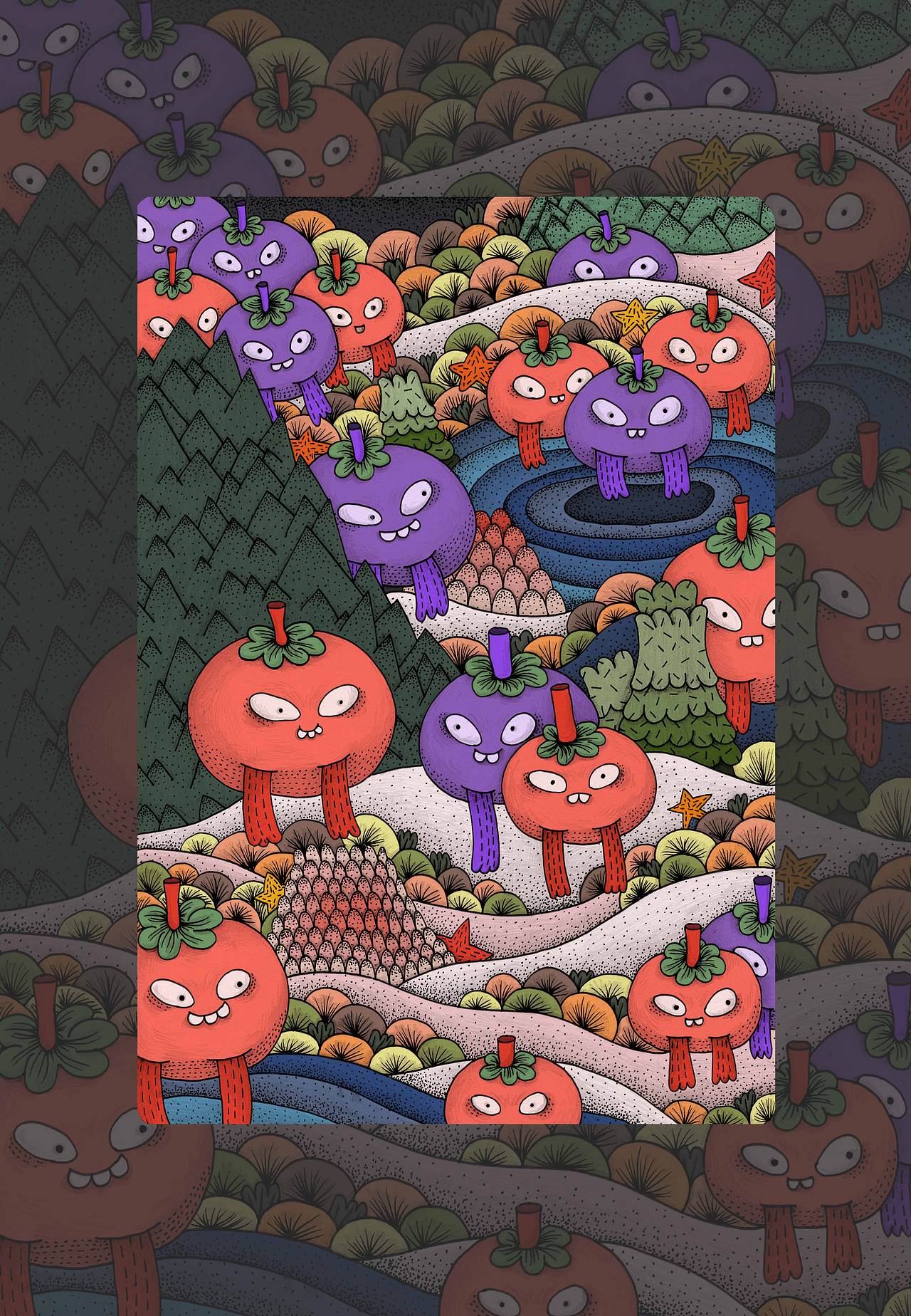 奇妙世界（图ZMjE3MzcwNDY4） - 商业插画 - 站酷设计师谢然然原创素材 - 站酷ZCOOL