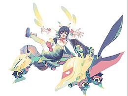 角色原畫測試/魔導(dǎo)世界/機(jī)械/朋克/西幻/魔法/蒸汽