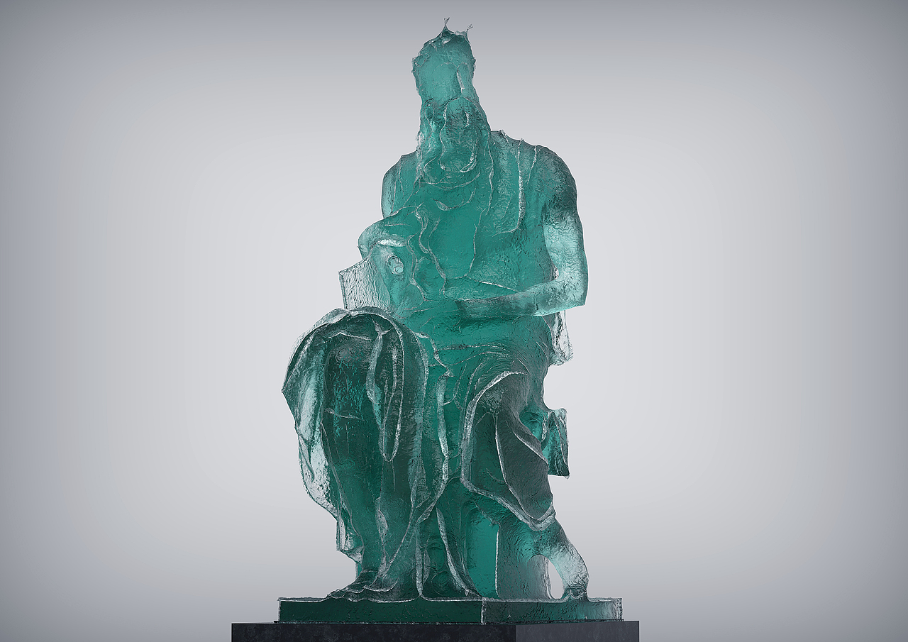 《遗迹》-摩西（图ZMjQ0NzQyNDcy） - 雕塑 - 站酷设计师白夨原创素材 - 站酷ZCOOL