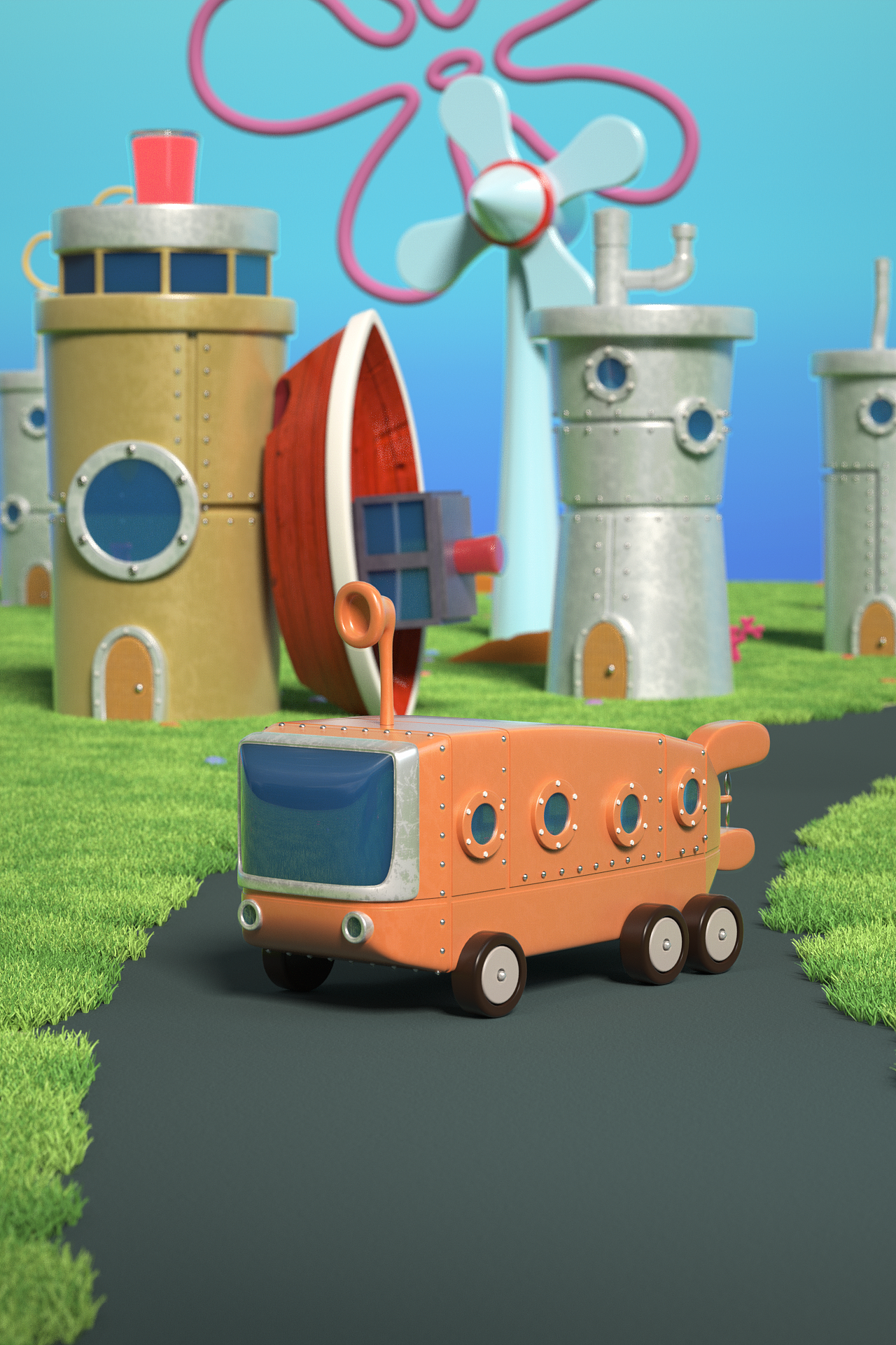 2020年新作《海绵宝宝》3D版 用三维重塑童年（图ZMTkzMjEwMTAw） - 动画/影视 - 站酷设计师闫天贺原创素材 - 站酷ZCOOL