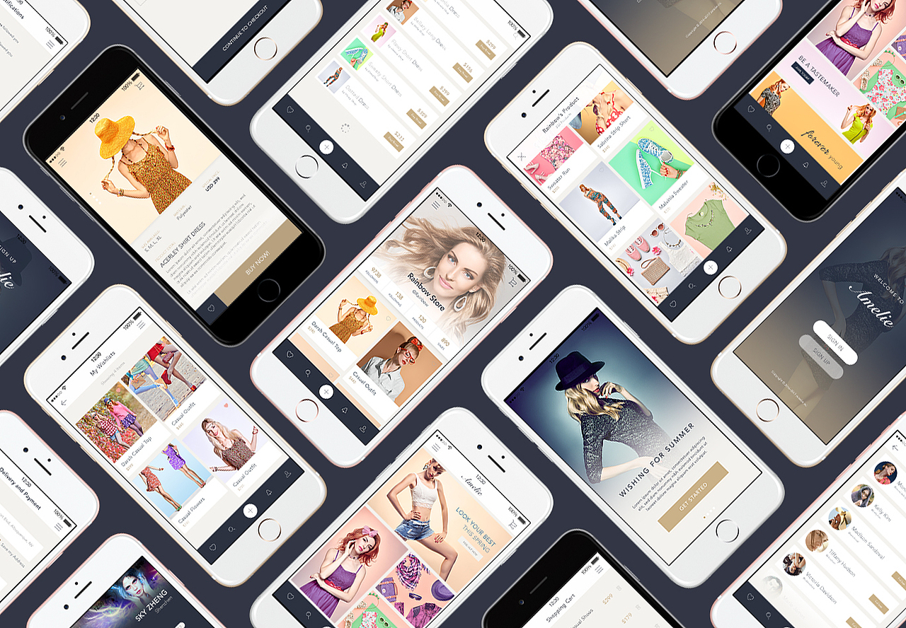 国外电商APP UI界面设计作品展示（图ZOTA3NDI4MTY=） - APP界面 - 站酷设计师shrimp008原创素材 - 站酷ZCOOL
