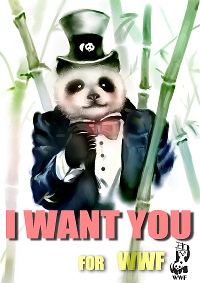 在插画班上的一些作品.i want you