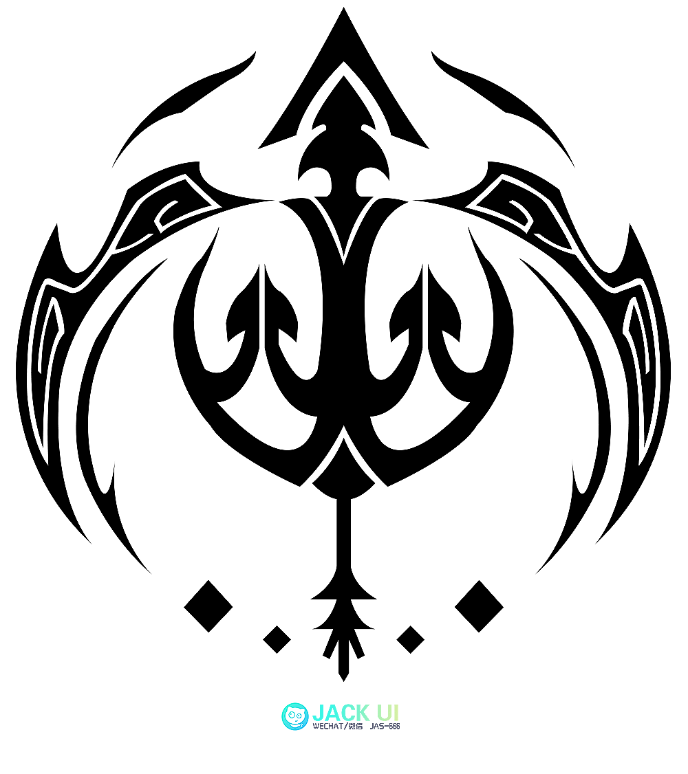 【JACK游戏UI】二次元、欧美风界面logo手绘JK设计教程
