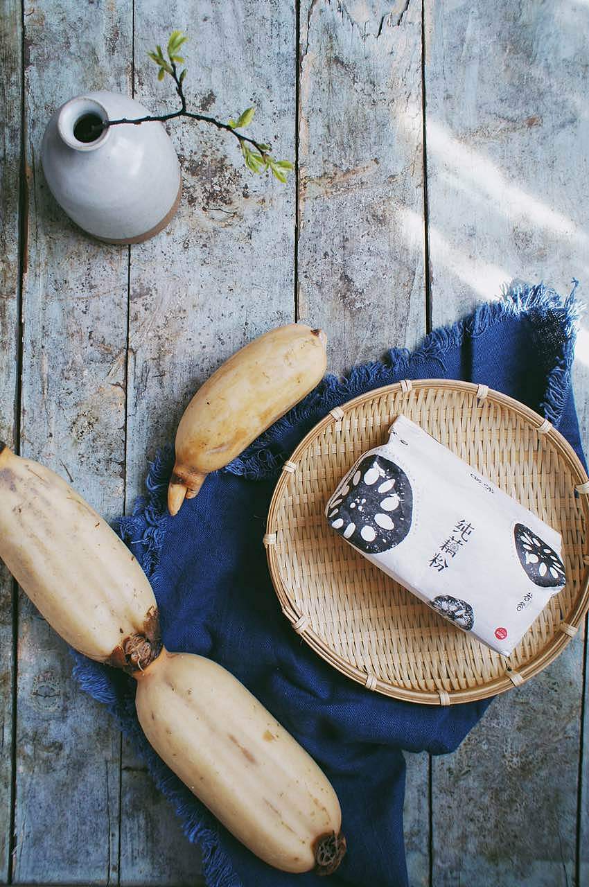 若谷纯藕粉 包装设计