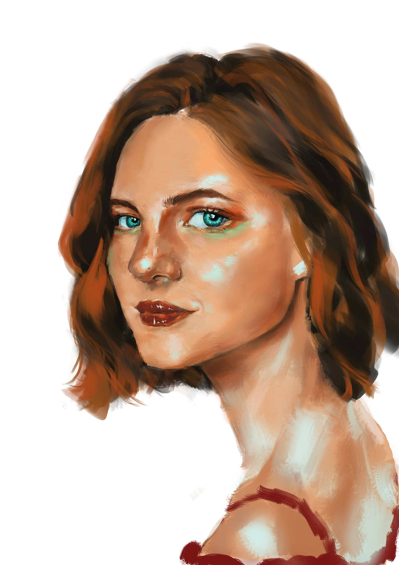 厚涂肖像（图ZMjA4MjYwNjQ4） - 创作习作 - 站酷设计师小小芳呀原创素材 - 站酷ZCOOL