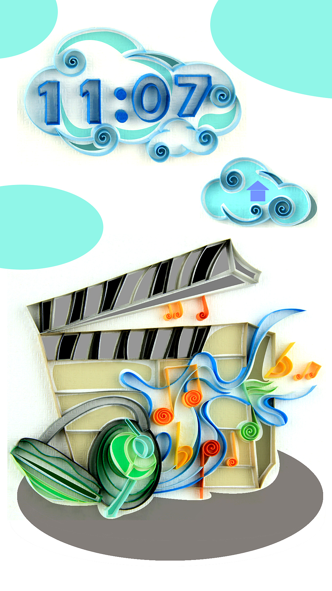 留白生活（圖ZODYxMjQwOA==） - 主題/皮膚 - 站酷設(shè)計(jì)師feisecai原創(chuàng)素材 - 站酷ZCOOL