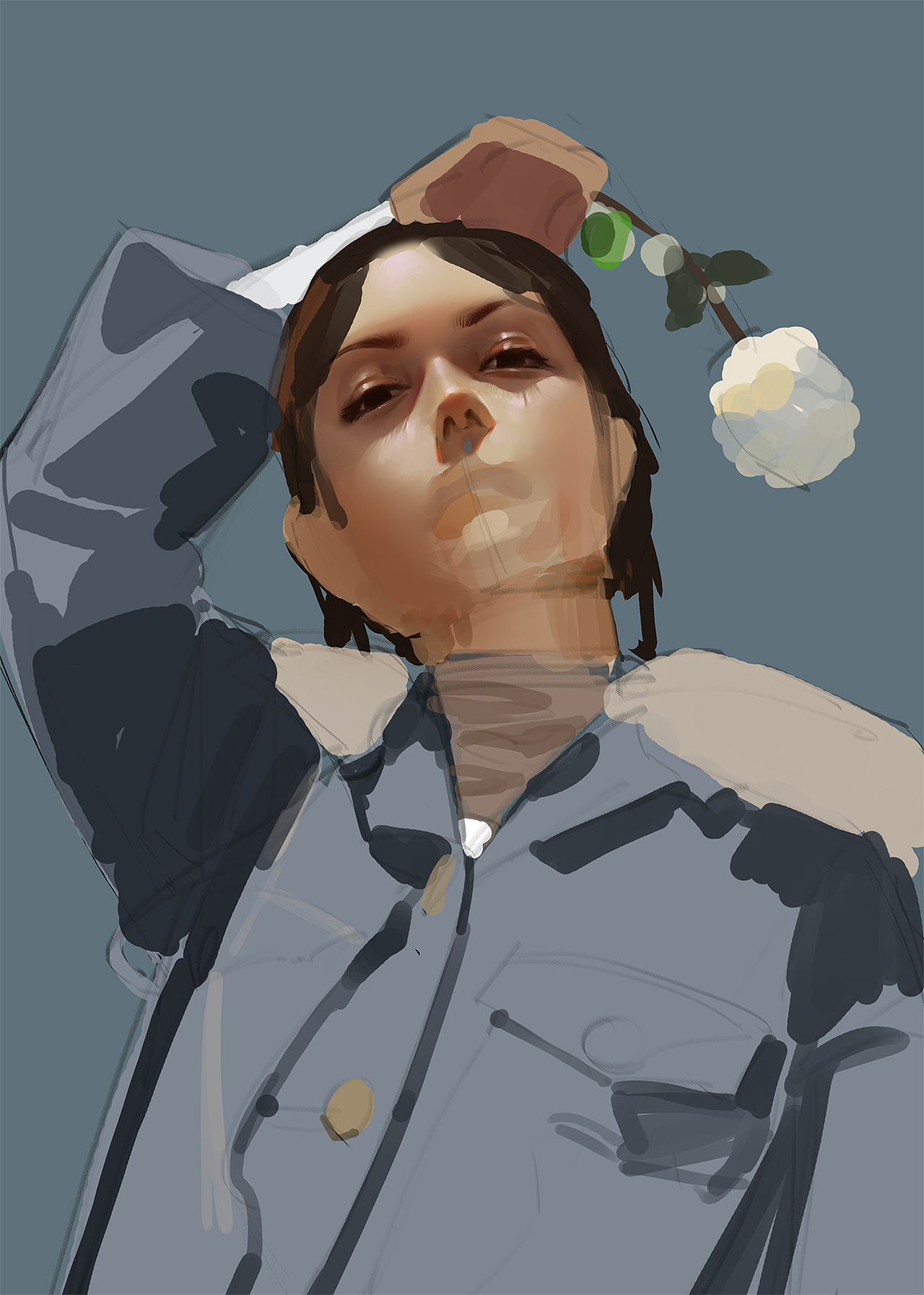 肖老师,你是我觉得画头像当中最执着的人了