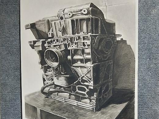 素描-大学时期画的