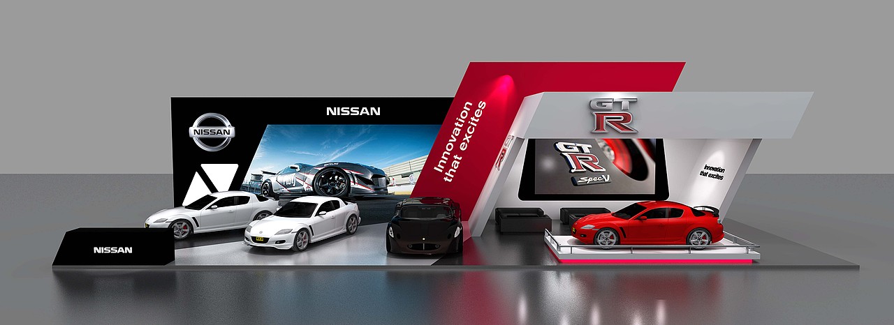 东风日产2014深港澳国际车展展台设计