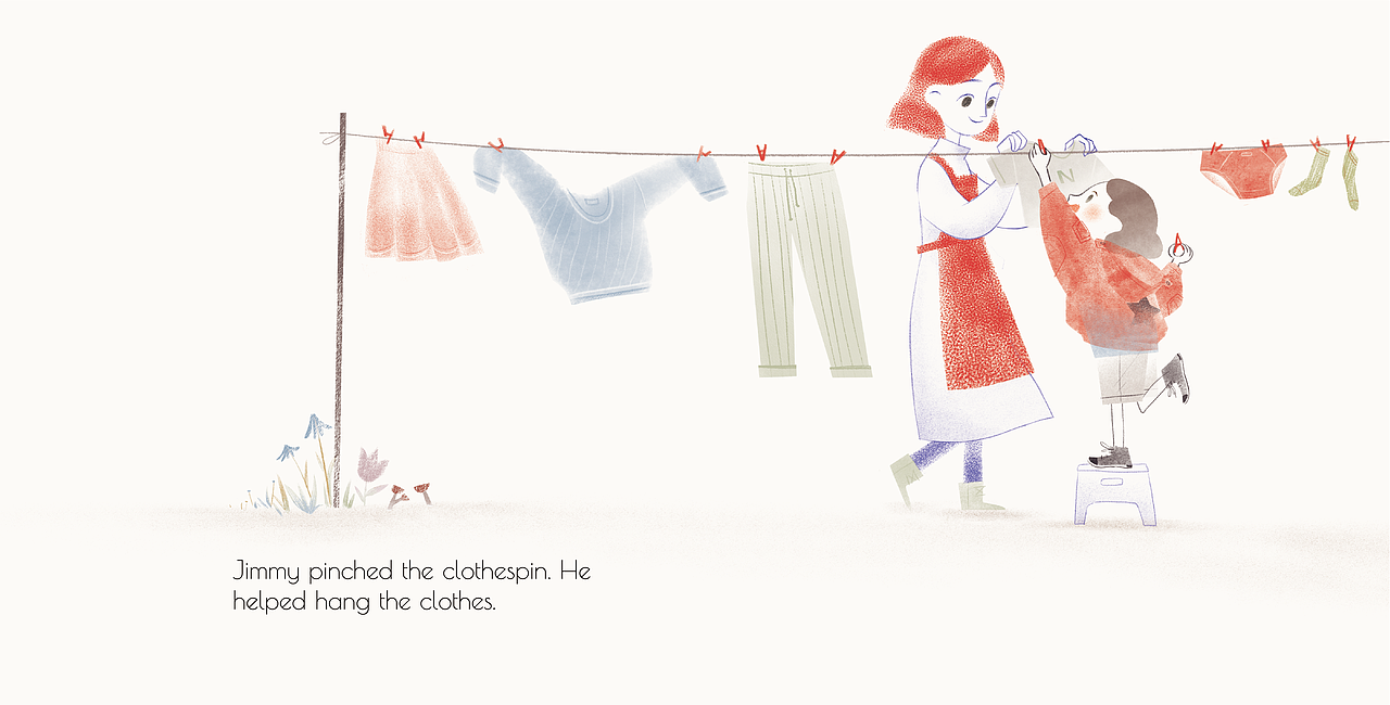 粉笔KIDS儿童绘本-Jimmy Did Housework