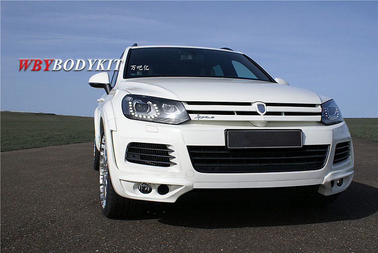 大众途锐改装hofele宽体大小包围途锐改装r包围轮眉