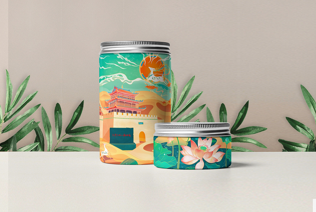 敦煌·国潮插画