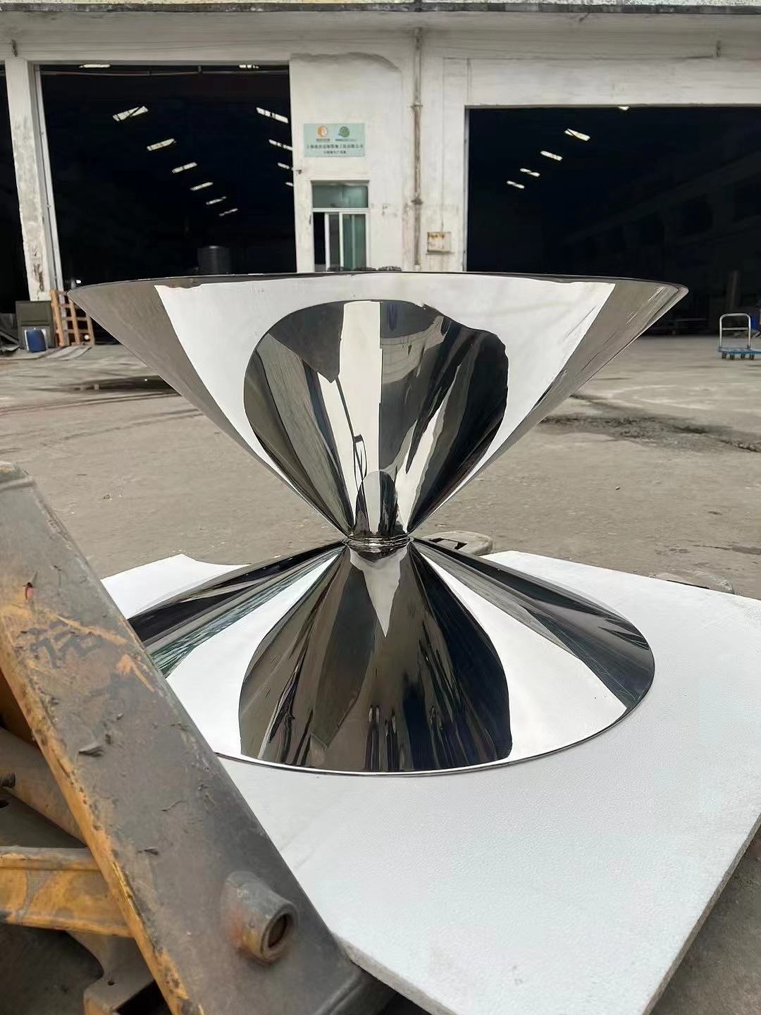 镜面不锈钢茶几 不锈钢茶台 沙漏造型不锈钢茶几