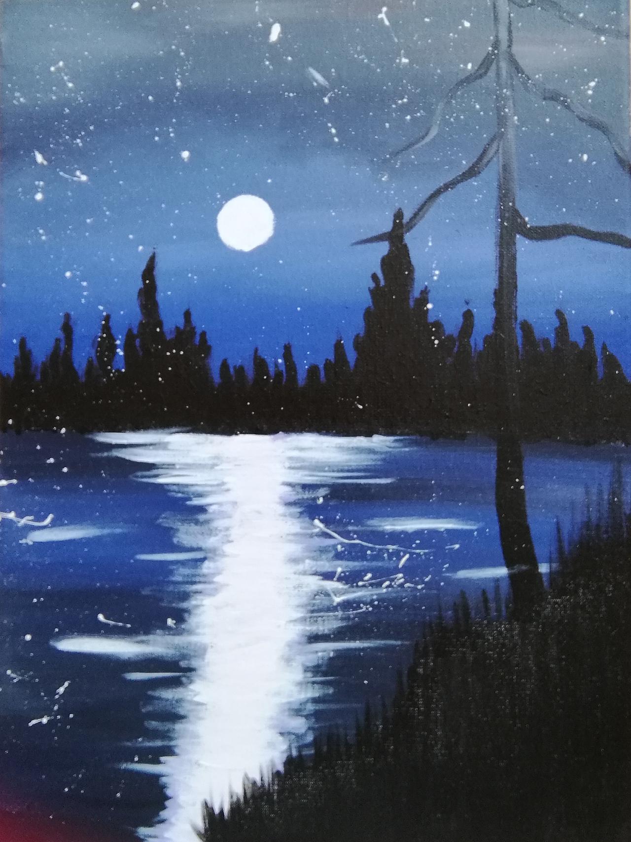 最近临摹的丙烯风景|插画|创作习作|小千墨_临摹作品-站酷zcool