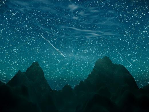 Blender 練習 —— 星空（個人主頁-ZMjkwNzIwMDg=） - 場景 - 站酷設計師EveningDust原創(chuàng)素材 - 站酷ZCOOL