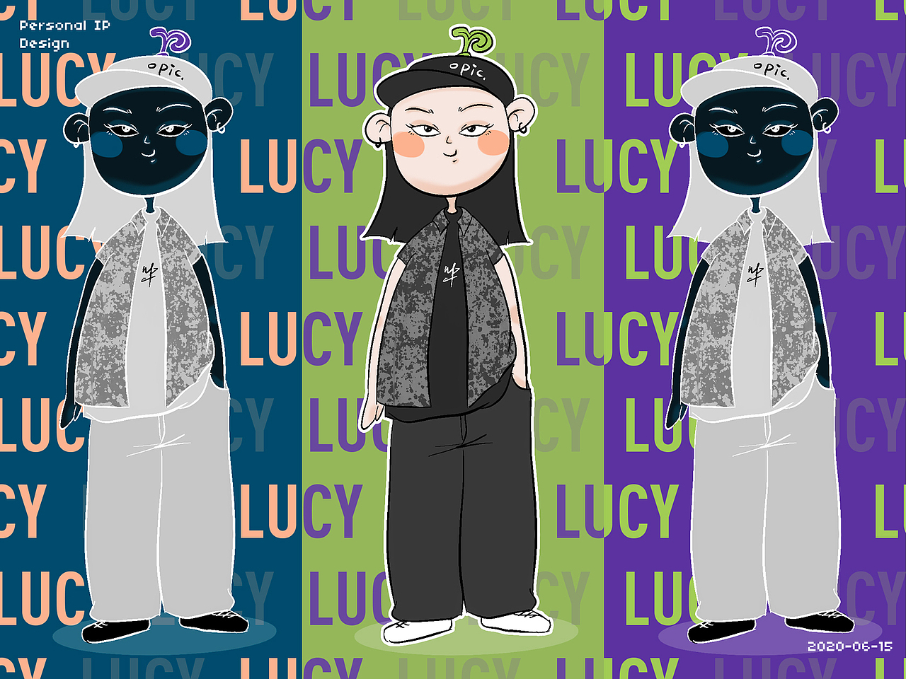 个人IP形象-露西啊咧~