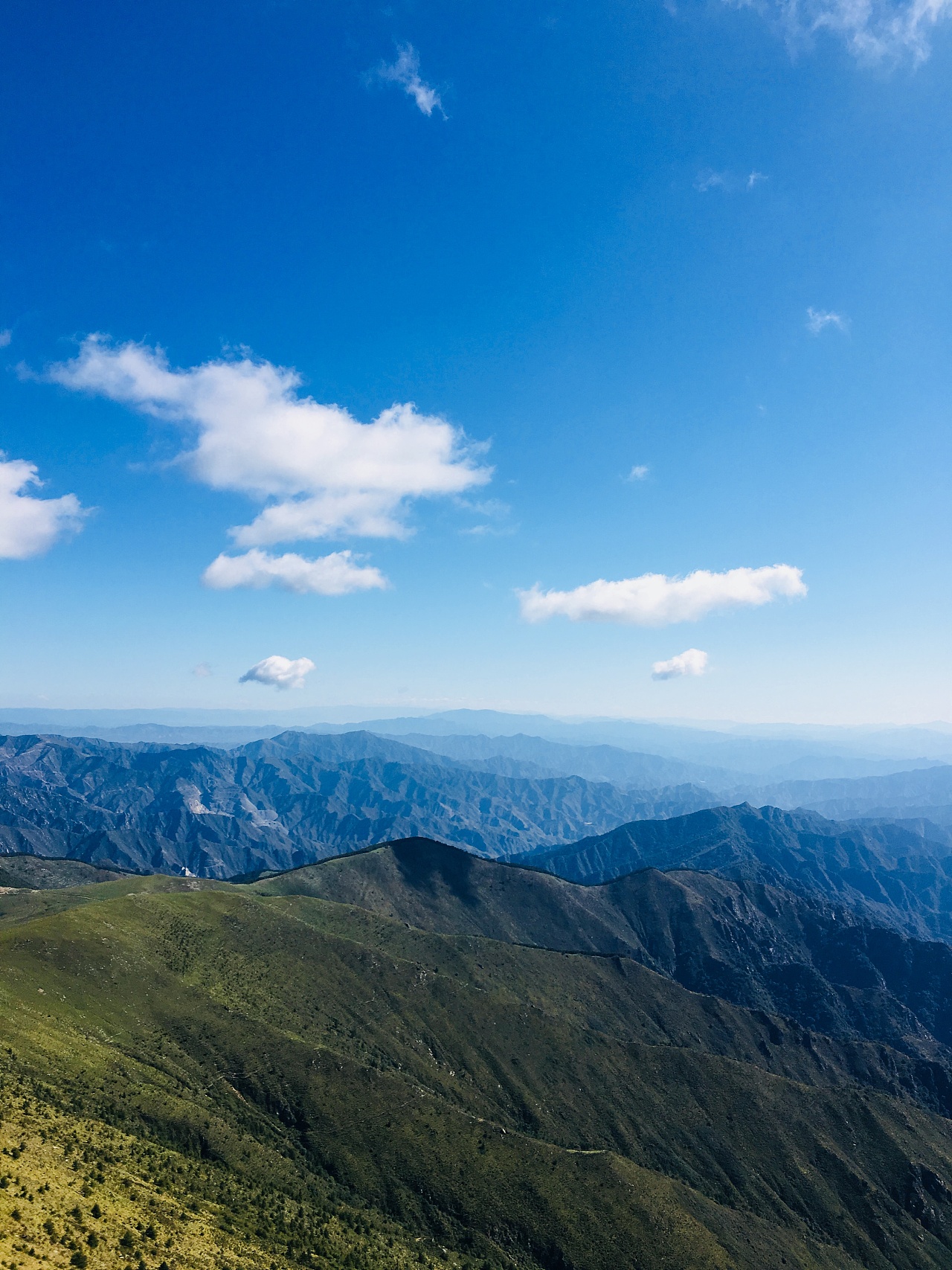 五台山的蓝天白云