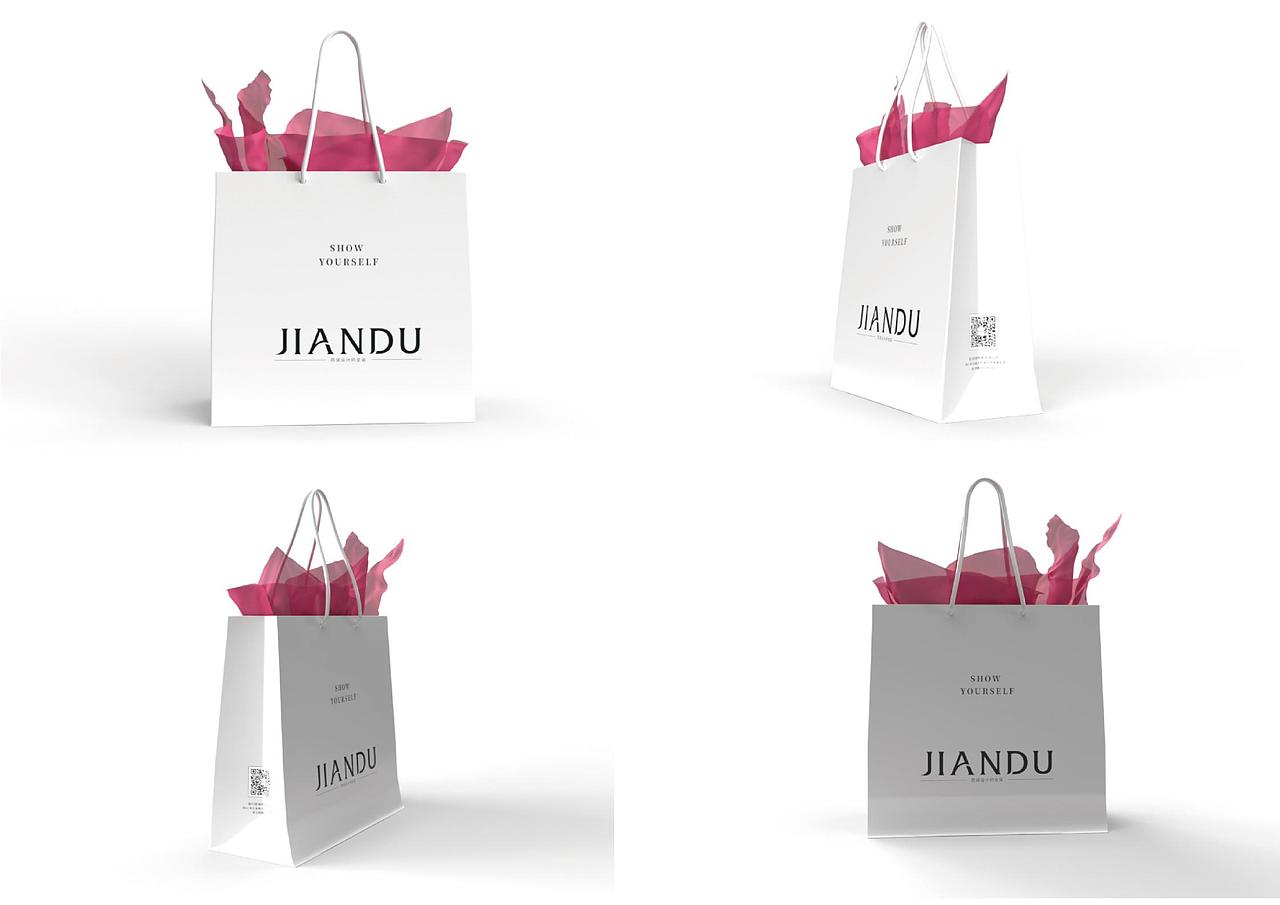 JIANDU简读设计师女装产品包装