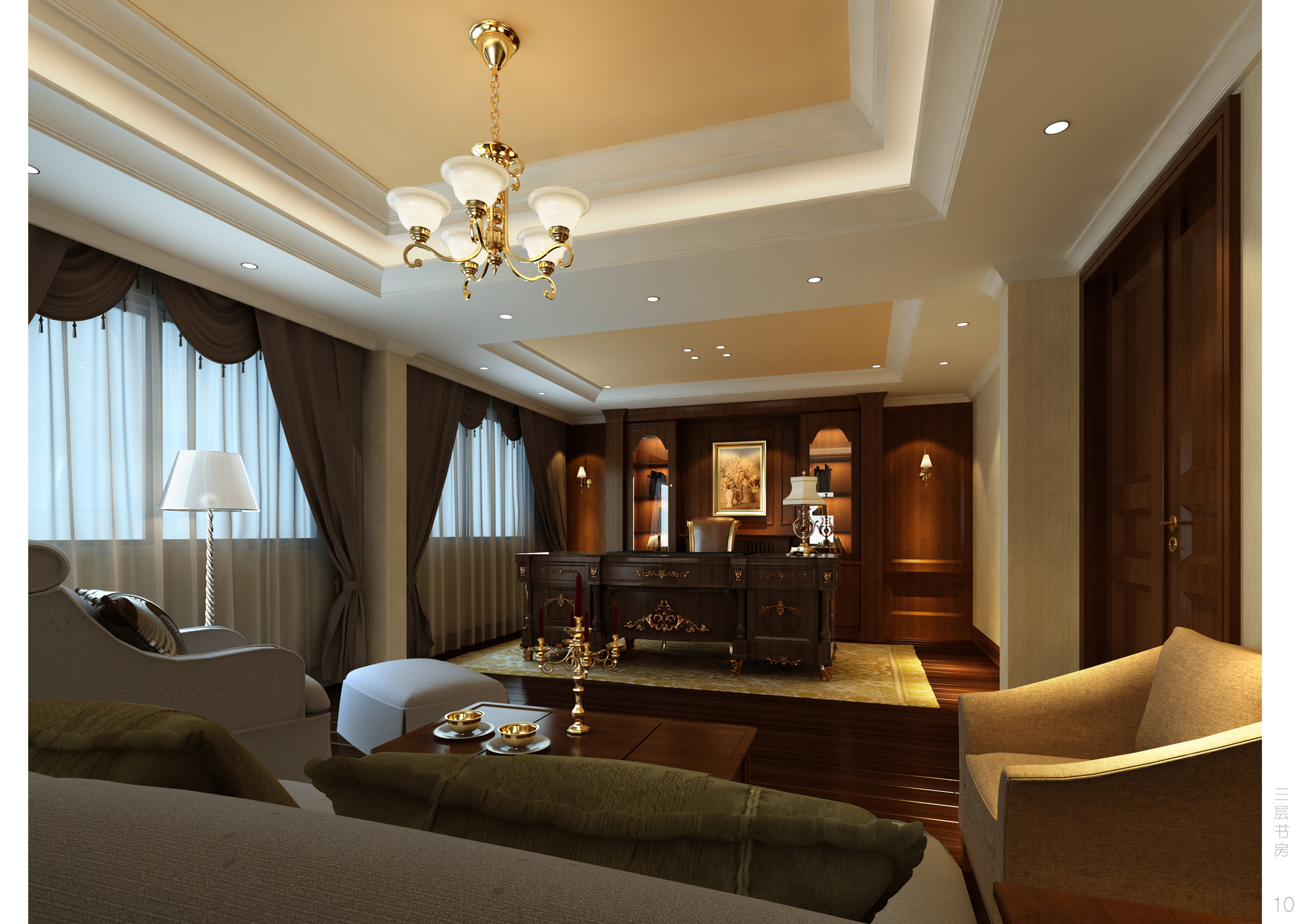 办公室的欧式装修风格