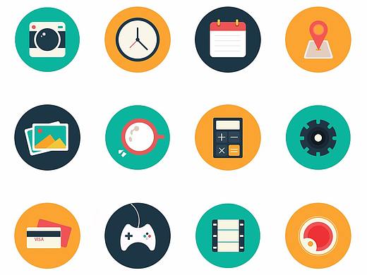 扁平化图标（个人主页-ZMjUzMDQ2NDg=） - 图标 - 站酷设计师东一77原创素材 - 站酷ZCOOL