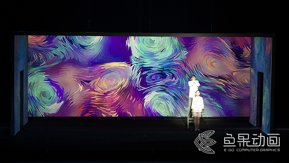 话剧《推拿》舞台多媒体设计