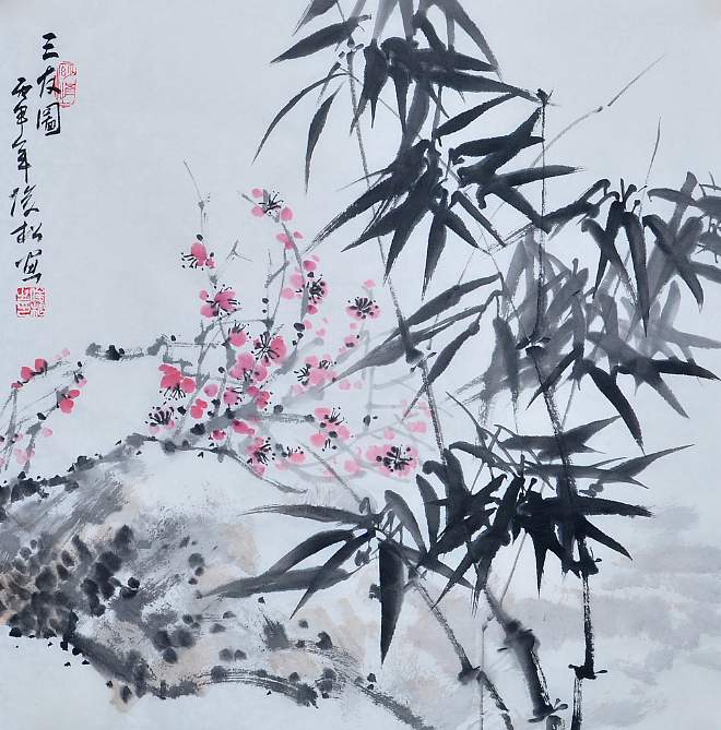 张俊松国画作品（图ZNzAyNzQzNDg=） - 其他 - 站酷设计师画家张俊松原创素材 - 站酷ZCOOL