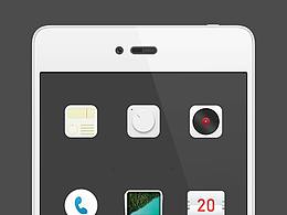 擬物風(fēng)格手機(jī)圖標(biāo)