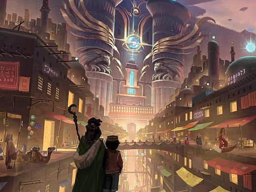 楼兰（个人主页-ZNDA2NTYzNTI=） - 概念设定 - 站酷设计师银羽鸥原创素材 - 站酷ZCOOL