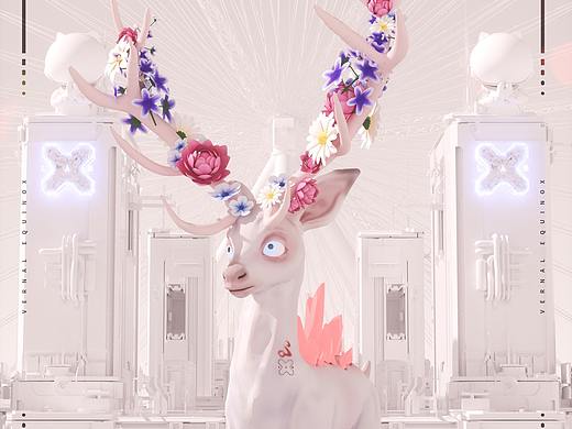 X-LAB 3D 节气海报 春分