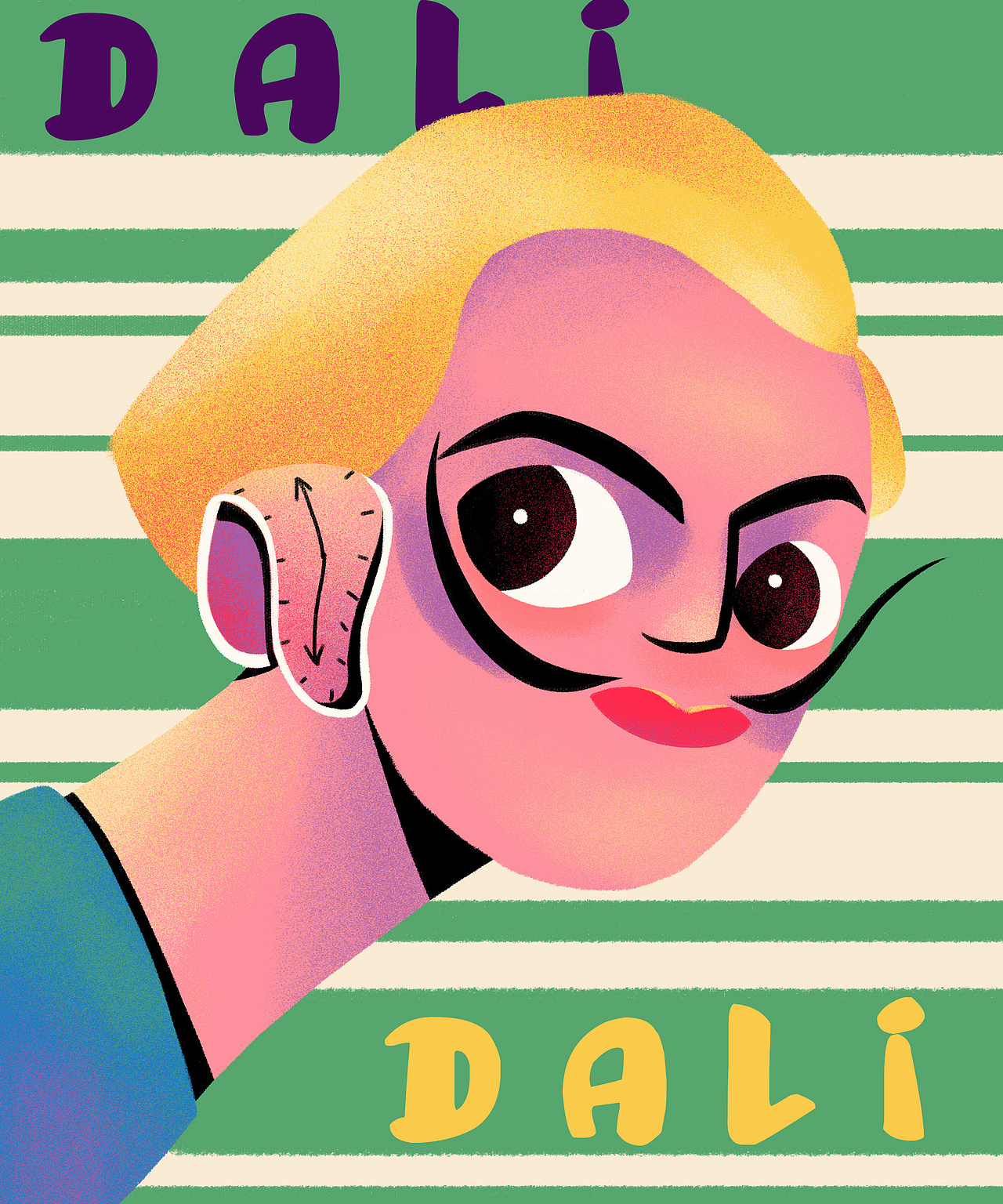 达利经典形象再绘