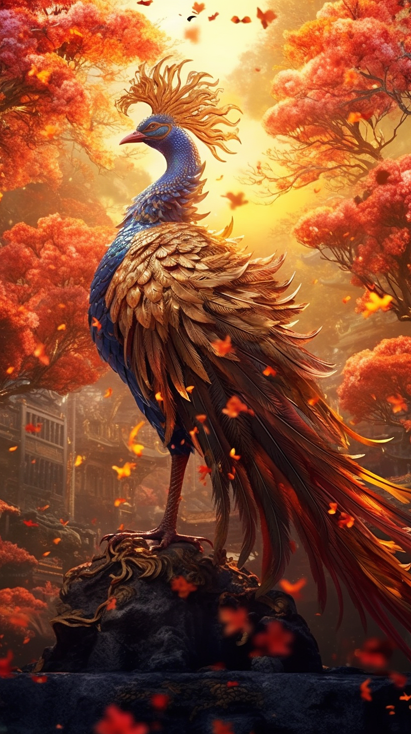 中国古代神兽系列-凤凰（图ZMzQ0ODM1MzMy） - 创作习作 - 站酷设计师艺舟1014原创素材 - 站酷ZCOOL