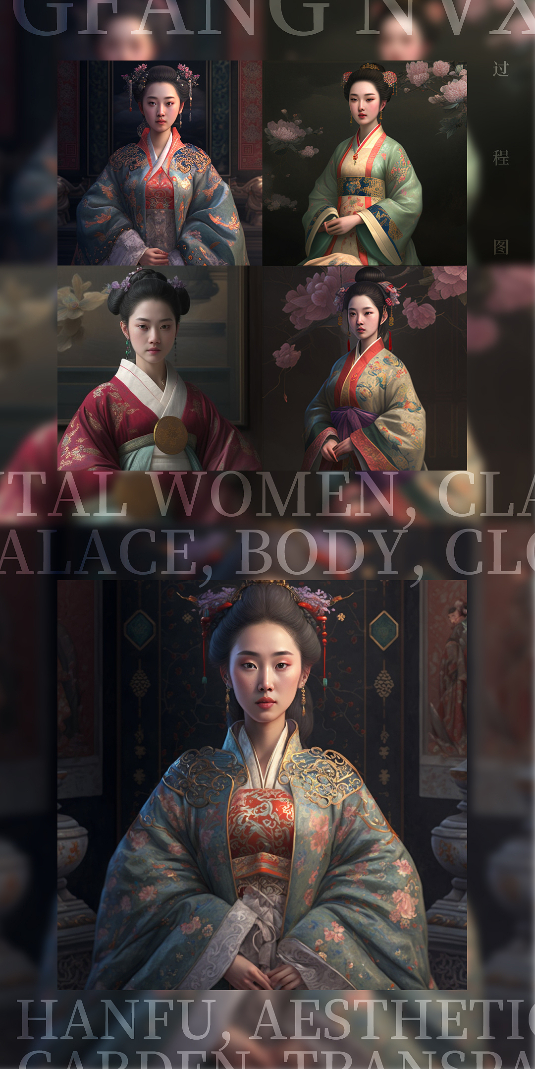 discord创造东方女性汉服艺术