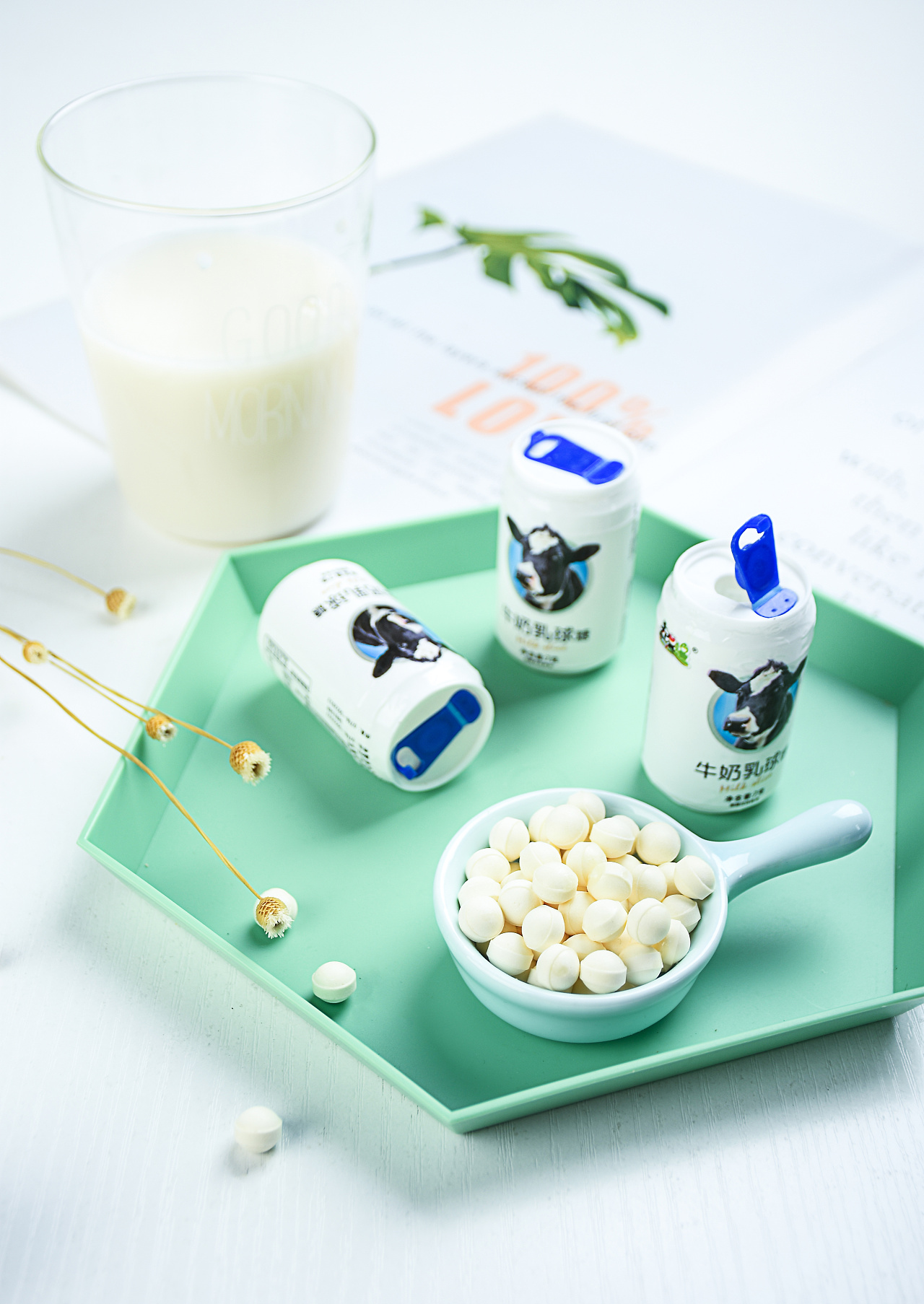 糖果拍摄零食拍摄牛奶乳球糖