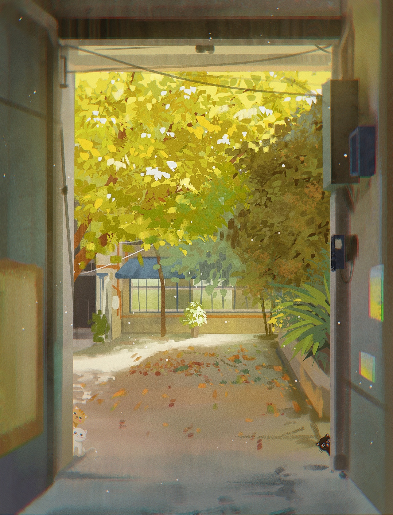 色彩60天挑战之树的练习（图ZMjc5NzM0NTQ4） - 创作习作 - 站酷设计师白猫白喵原创素材 - 站酷ZCOOL