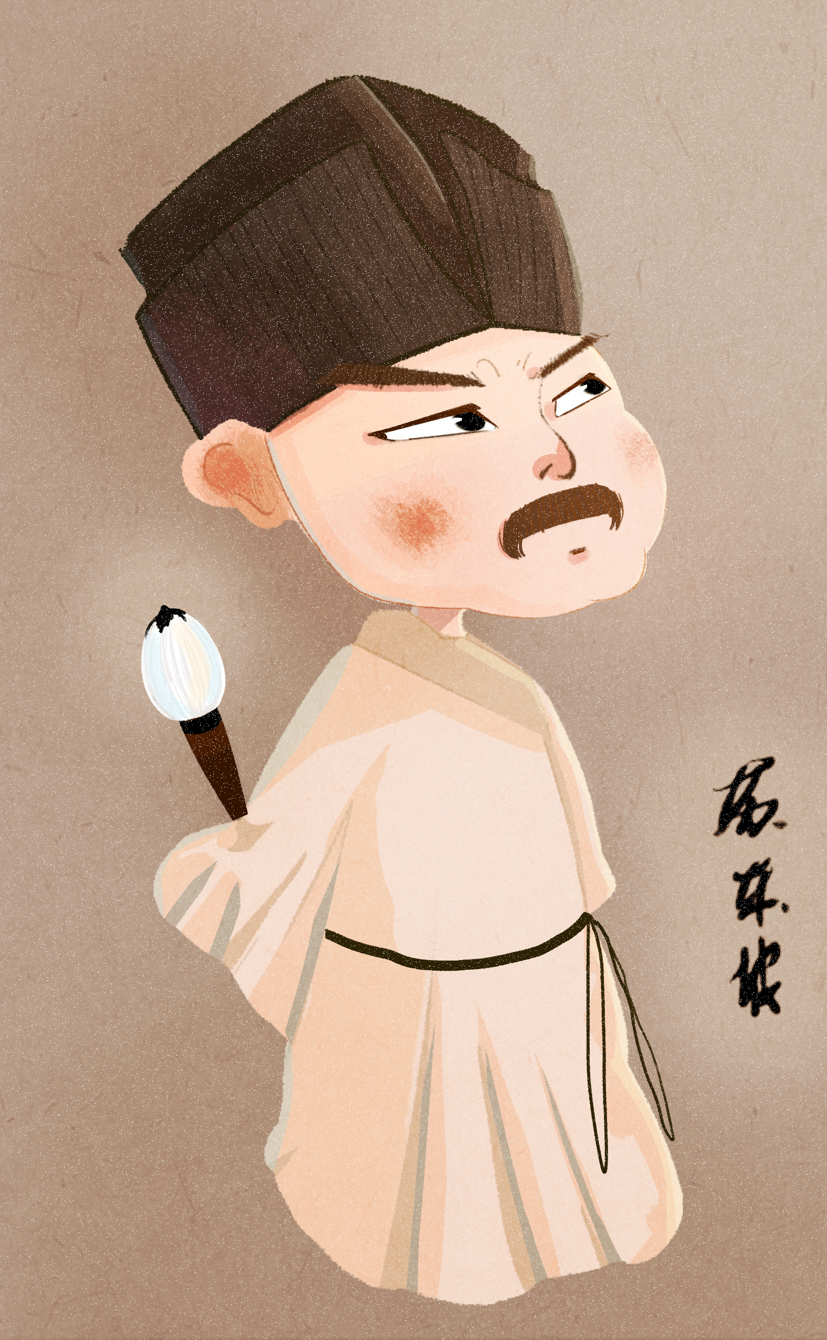 喜欢的精神榜样|插画|插画习作|i小鱼儿_ - 原创作品 - 站酷 (zcool)