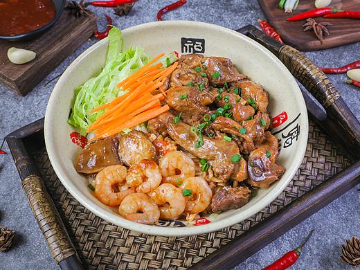 南宁美食外卖简餐拍摄 饭魔快餐粉餐饮小吃图片摄影