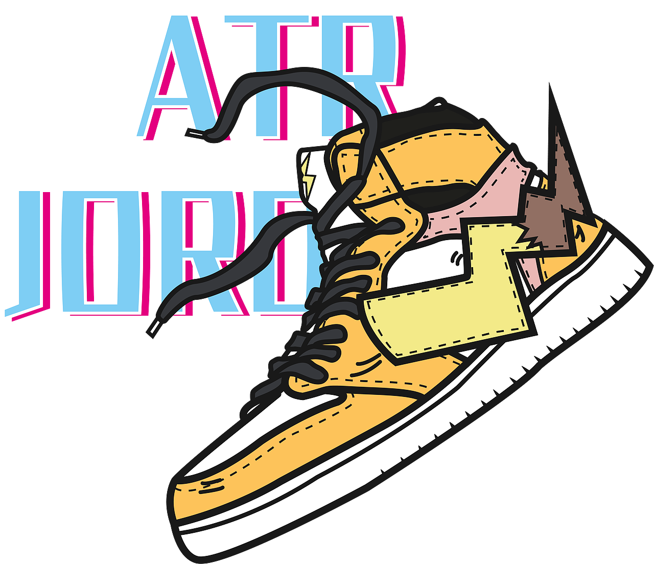 恶搞aj|插画|商业插画|ouryinghui_原创作品-站酷(zcool)