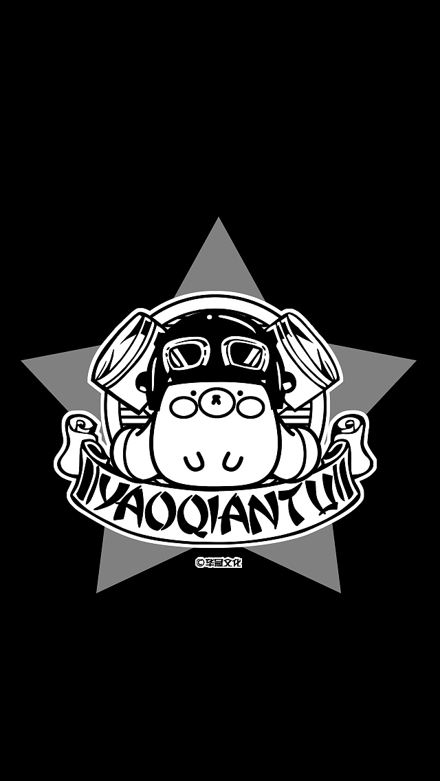 摇钱兔原创ip潮酷系列壁纸设计