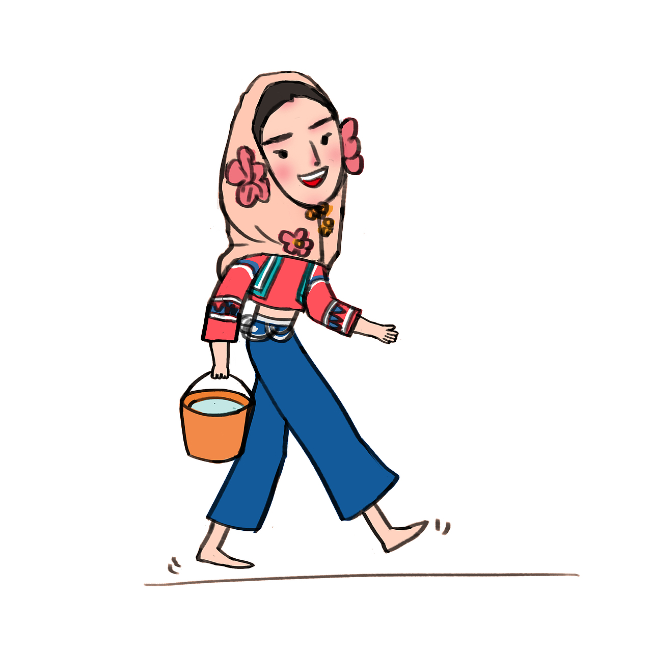 惠安女卡通形象