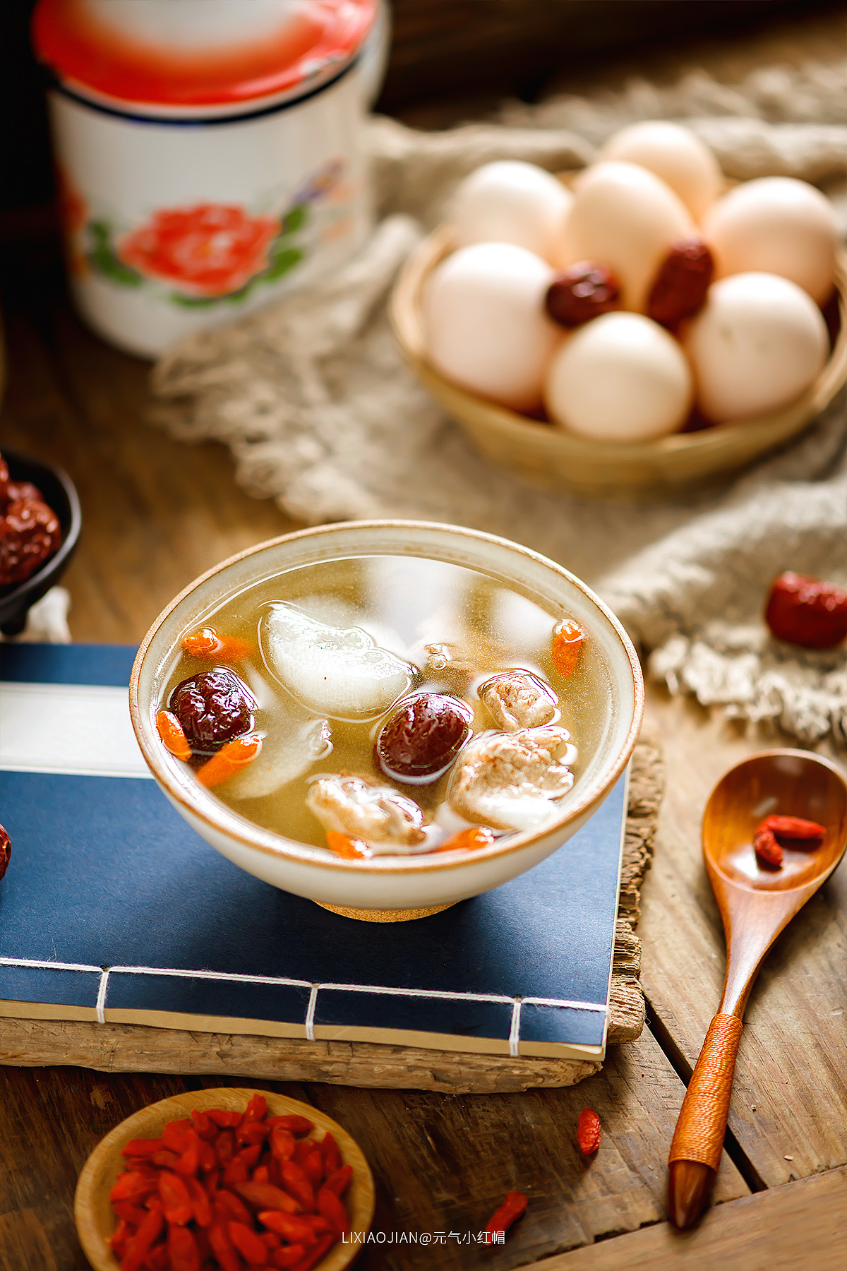 暖胃汤 | 国风美食摄影 & 布光现场图
