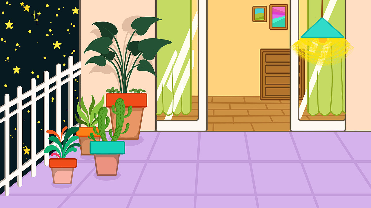 儿童插画场景插画