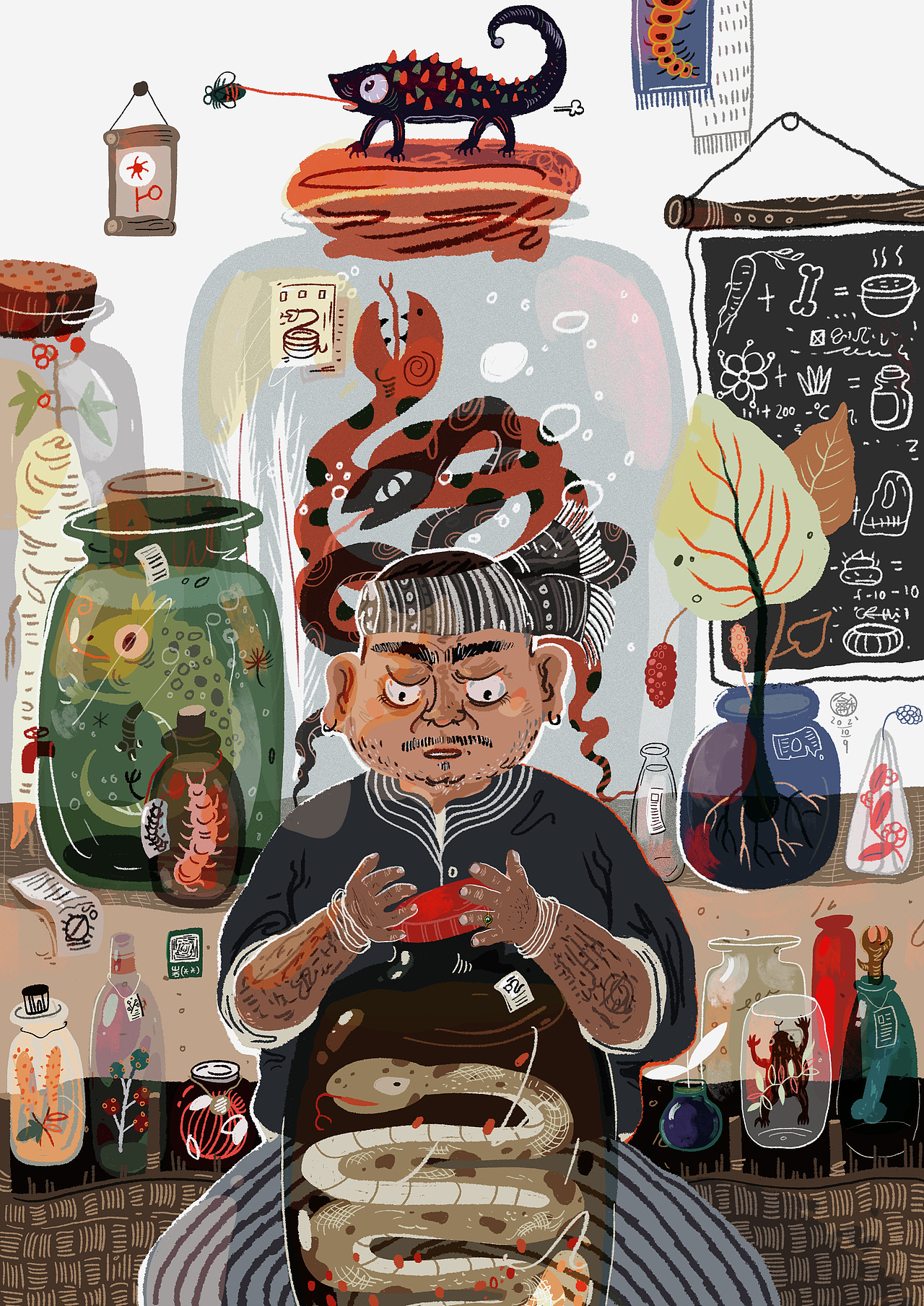 2021阿蚌插画合集（图ZMjc2MTkwODk2） - 绘本 - 站酷设计师阿蚌Boom原创素材 - 站酷ZCOOL