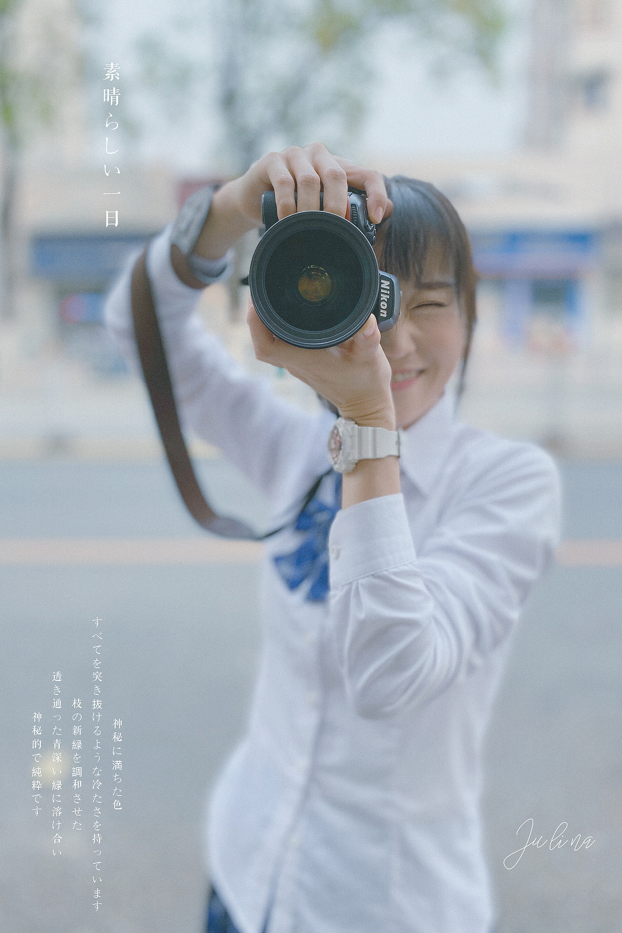 初夏JK小清新（图ZMjA1MDM3NTUy） - 人像摄影 - 站酷设计师摄影师张志明哥哥原创素材 - 站酷ZCOOL